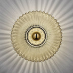 Luma Wandlamp | Gestreept Glas, E27 Fitting
