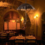 Vintage Industrial 5-Light Umbrella Chandelier