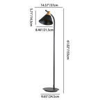 Nordic Inspired Macaron Cone Shade Single-Light Floor Lamp