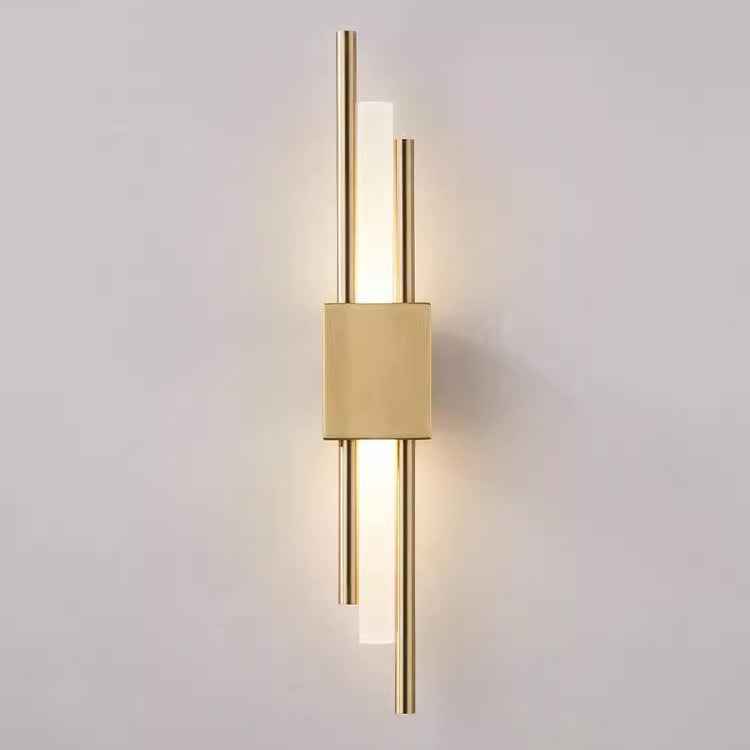 Contemporary Minimalist Iron and Acrylic LED Wall Sconce Lamp for Bedroom