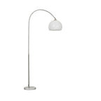 Contemporary Globe Acrylic Shade 1-Light Floor Lamp with Fishing Rod Design