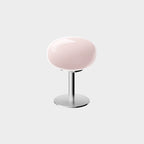 Nordic Vintage Round Glass Table Lamp 1-Light