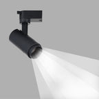 Contemporary Adjustable Dimmable Tubular Track Lighting - 3/4/5 Light LED Flush Mount Spotlight for Living Room