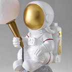 Modern Cartoon Astronaut Wall Sconce Lamp – 1-Light Resin & ABS Design for Bedroom