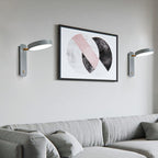 Nordic Minimalist Round Rotatable LED Wall Sconce for Reading