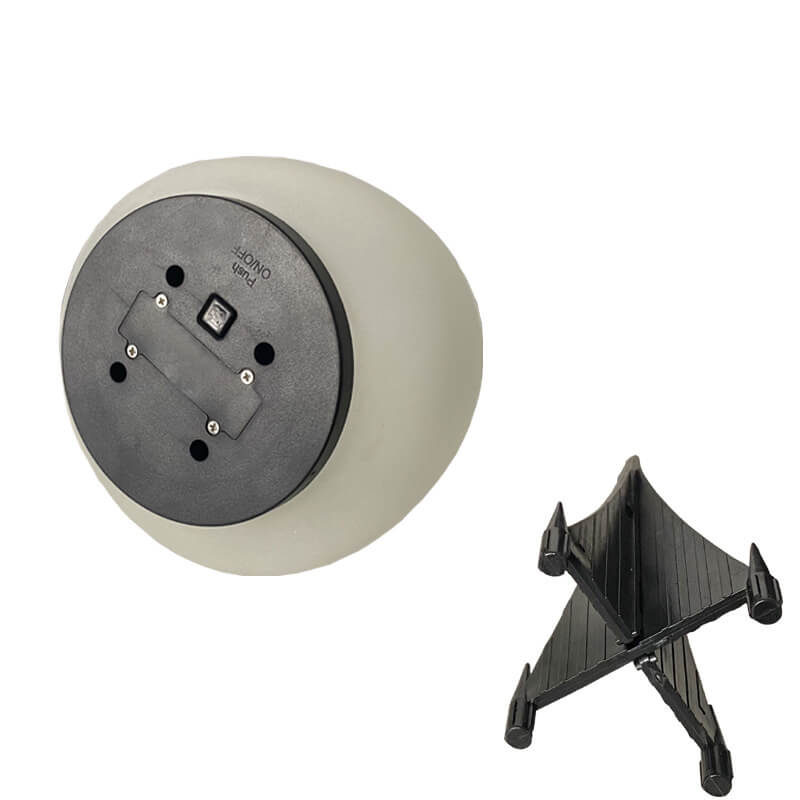 LED Outdoor Landscape Light - Solar Pebble with Sandblasted Glass Design