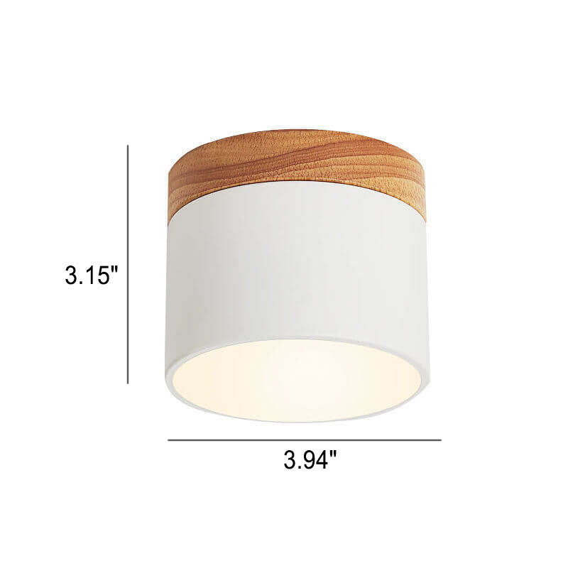 Solid Color Scandinavian Macaroon LED Flush Mount Ceiling Light