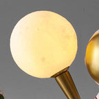 Modern Cartoon Astronaut Wall Sconce Lamp – 1-Light Resin & ABS Design for Bedroom