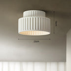 Bela Compacte Plafondlamp | Duurzaam Hars, Retro Ontwerp