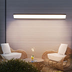 Contemporary Minimalist Waterproof LED Wall Sconce Lamp in Aluminum and Acrylic for Indoor/Outdoor Use