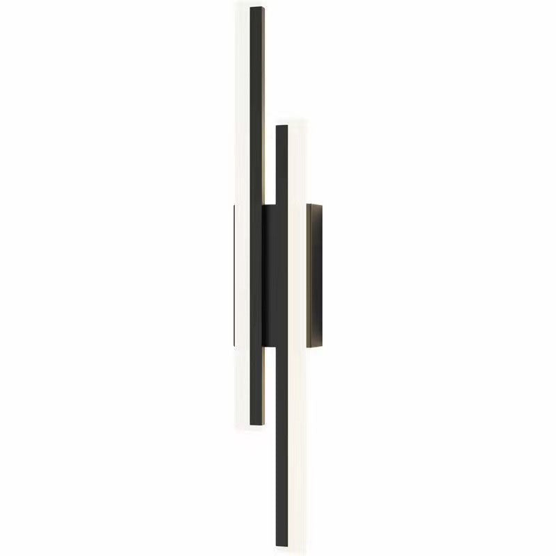 Contemporary Minimalist Iron and Acrylic LED Wall Sconce