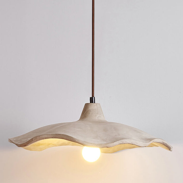 Japanese Vintage Floral Design Cement Island Chandelier - 1/2/3-Light Options