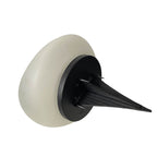 LED Outdoor Landscape Light - Solar Pebble with Sandblasted Glass Design