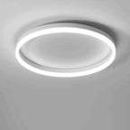 Nordic Minimalist Circular LED Flush Mount Ceiling Light with Iron and Acrylic Design