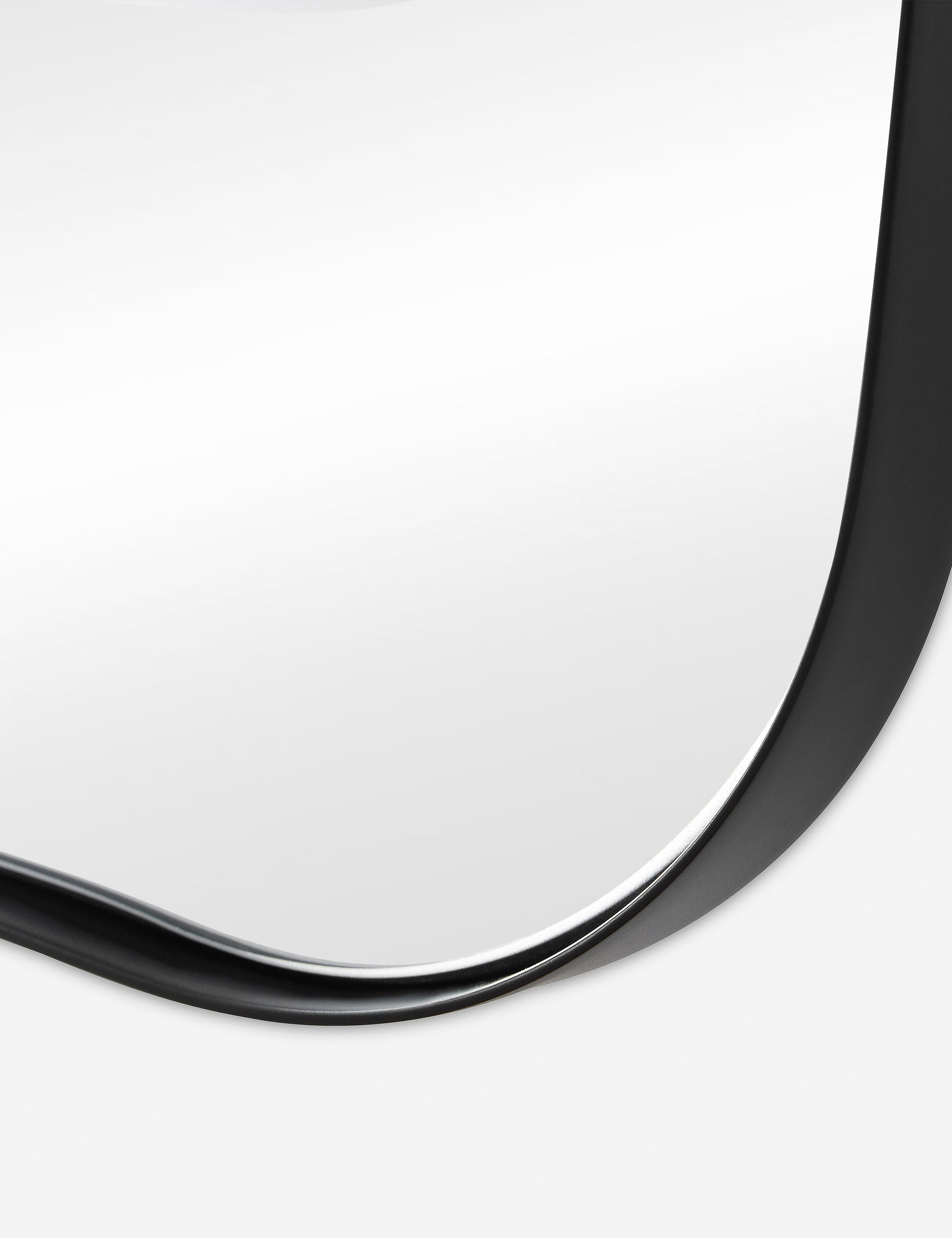 Cera Wall Mirror | Slim Brass-Finished Frame, Tapered Shape
