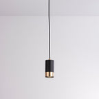 Nordic Minimalist Iron Mini Pendant Light - 1-Light Column Design