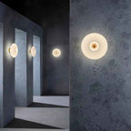 Luma Wandlamp | Gestreept Glas, E27 Fitting