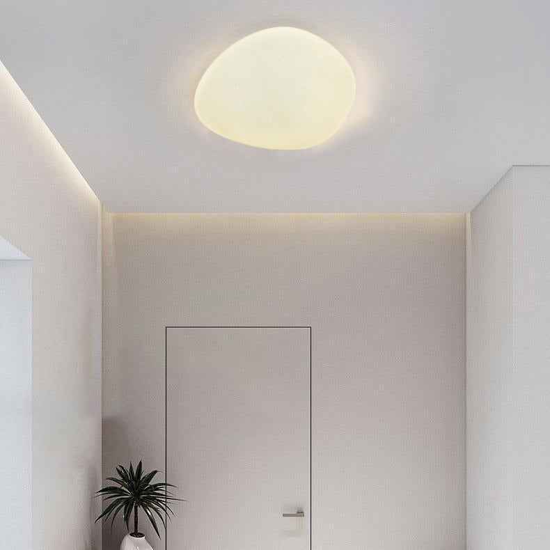 Contemporary Pebble Stone Starburst LED Flush Mount Ceiling Light