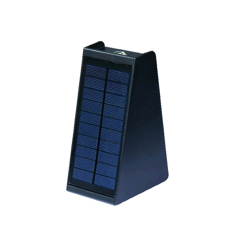 Modern Solar LED Up and Down Wall Light | 1-Light