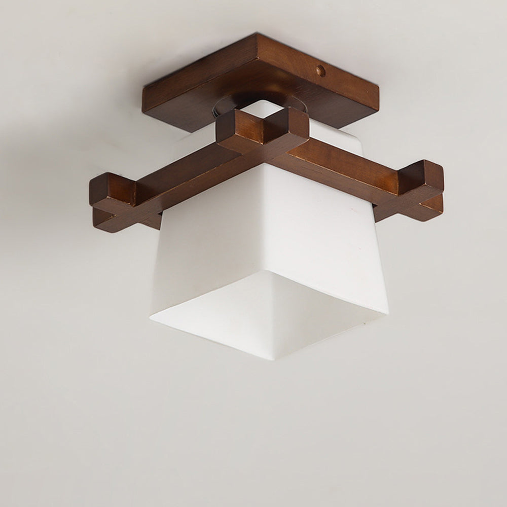 Juno Plafondlamp | Japans Minimalistisch Design, Houten Details