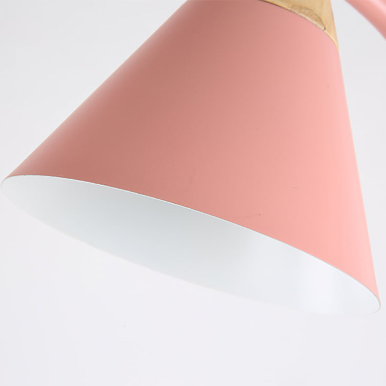 Nordic Inspired Macaron Cone Shade Single-Light Floor Lamp