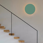 Contemporary Colorful Round Iron LED Wall Sconce