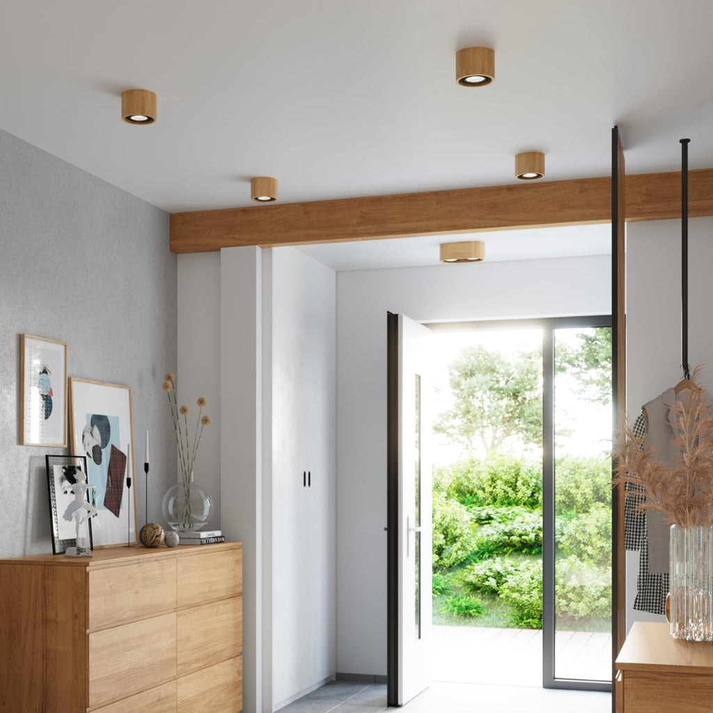 Velunor - Minimalist Wooden Ceiling Lamp
