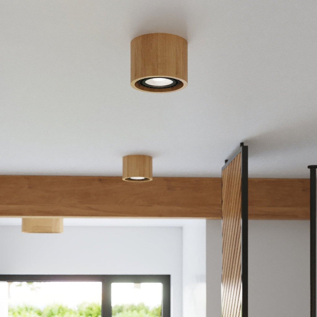 Velunor - Minimalist Wooden Ceiling Lamp