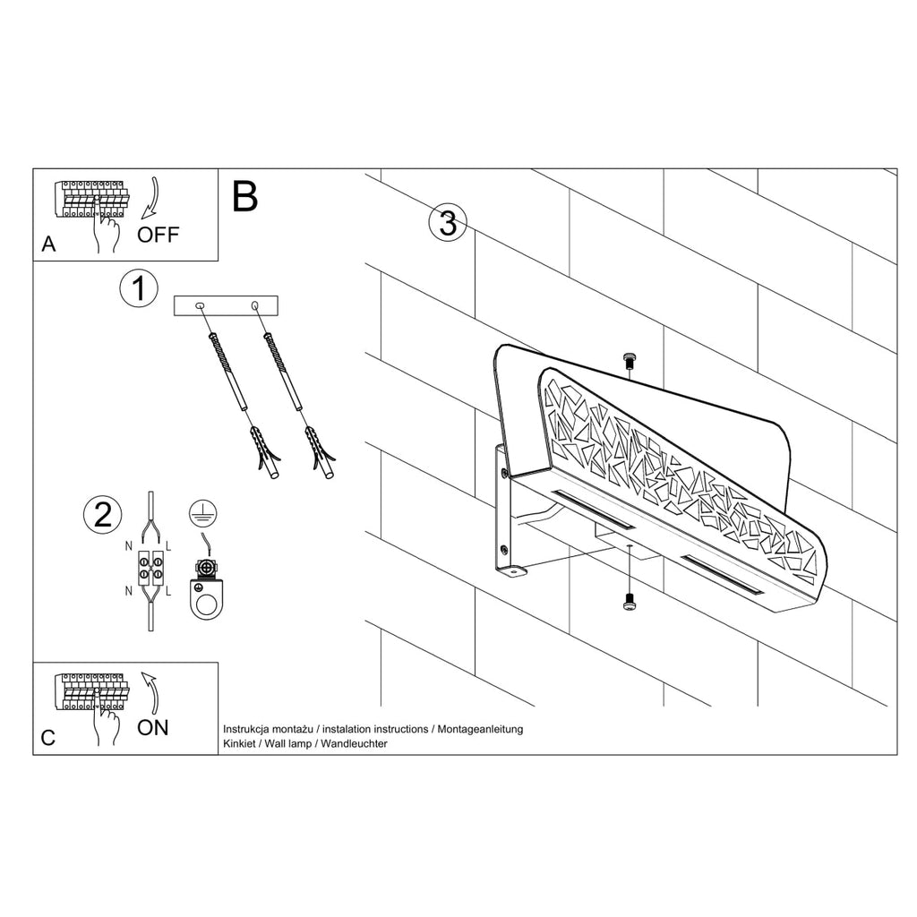 Neravon - Modern White Wall Lamp