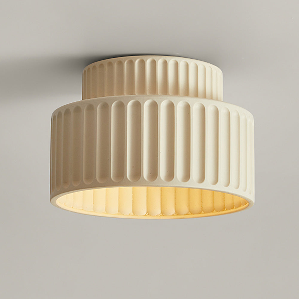 Bela Compacte Plafondlamp | Duurzaam Hars, Retro Ontwerp