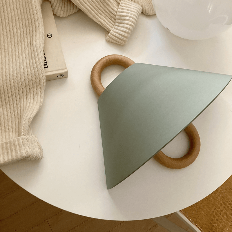 Bela Wall Sconce | Natural Beechwood, Soft Fabric Shade