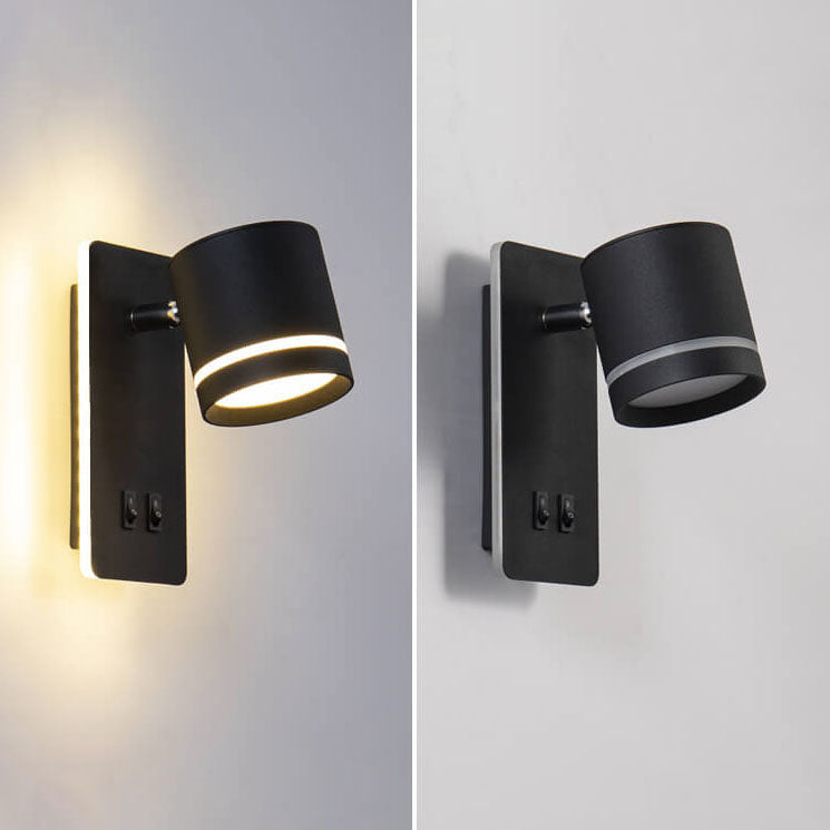 Rotatable LED Wall Sconce Lamp - Nordic Minimalist Square Spotlight