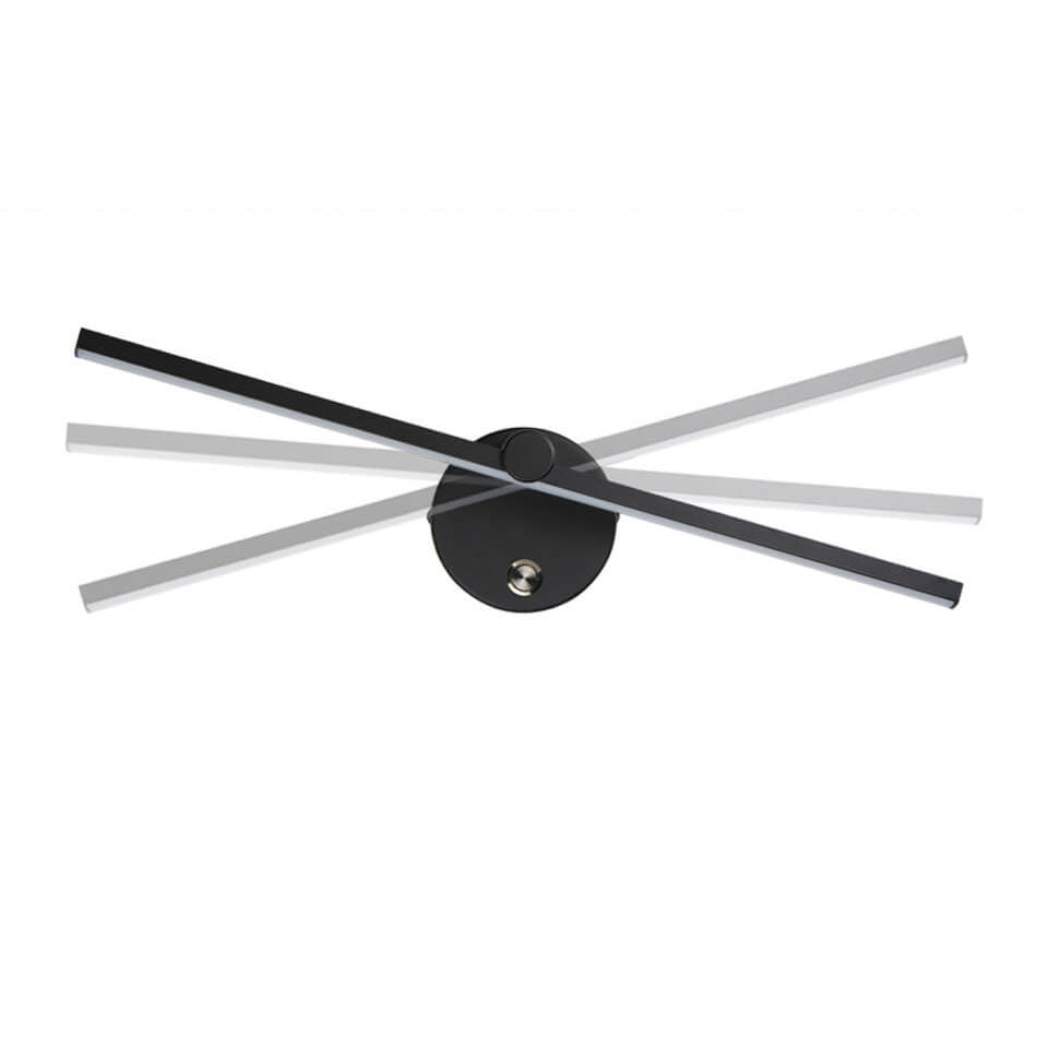 Nordic Minimalist Aluminum LED Wall Sconce with Long Bar Mirror Design