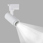 Contemporary Adjustable Dimmable Tubular Track Lighting - 3/4/5 Light LED Flush Mount Spotlight for Living Room