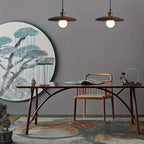 Boreal Pendant Light | Solid Wood, Adjustable Height