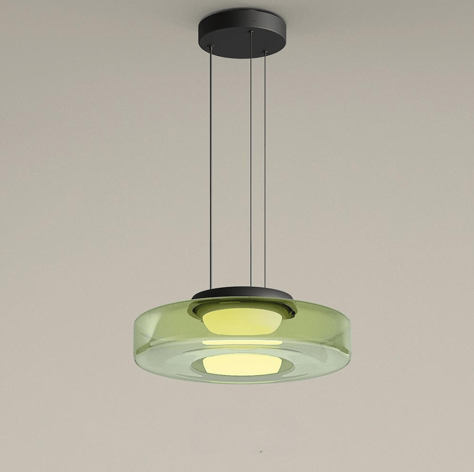 Bela Pendant Light | Layered Glass Design, Warm LED Illumination