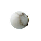 Japandi Marble Orb Wall Sconce LED 1-Light