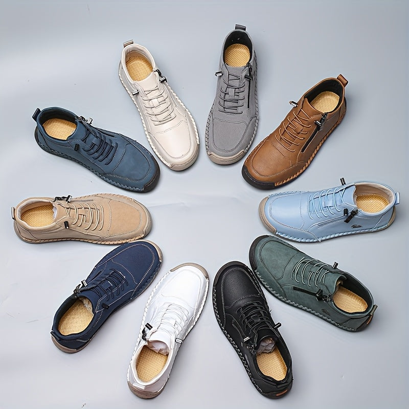 Comfortable Sneakers for Women Zip-Up High-Top