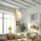 Ovo – Cream Beige Japandi Pendant Hanging Lamp 150cm