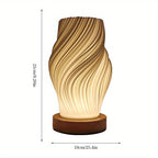 Bela LED Swirl Table Lamp | Dimmable, Modern Minimalist Design