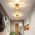 Bela Ceiling Lamp | Compact Crystal Light Pattern