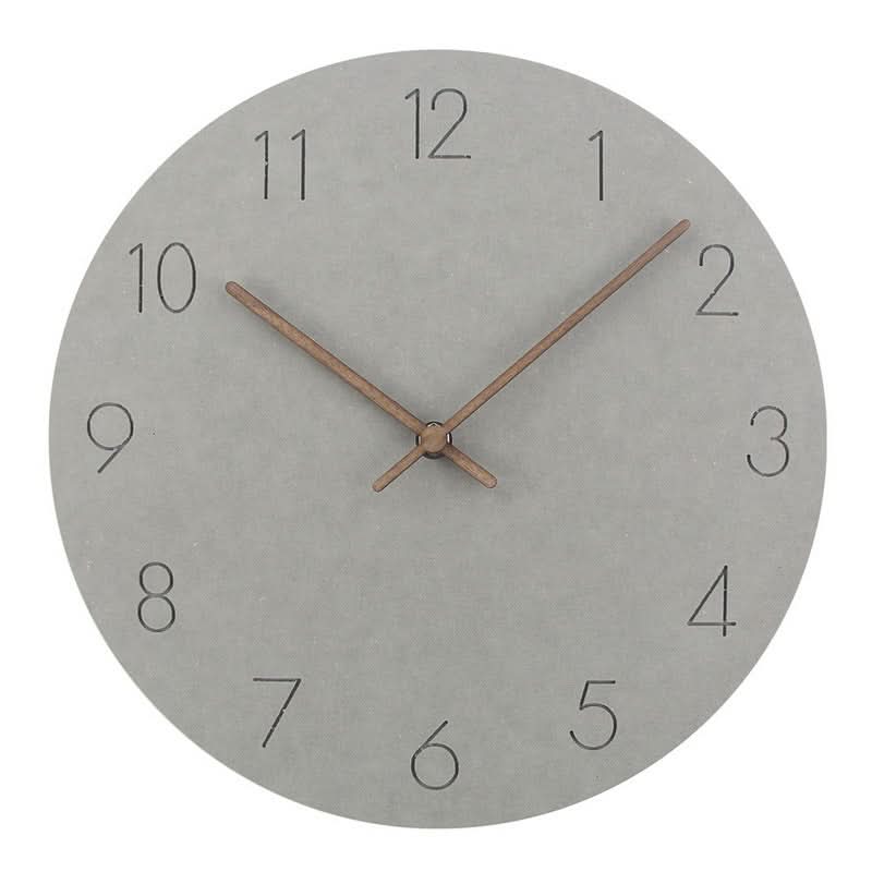 Bela Wall Clock | Silent Sweep Mechanism, Walnut Hands