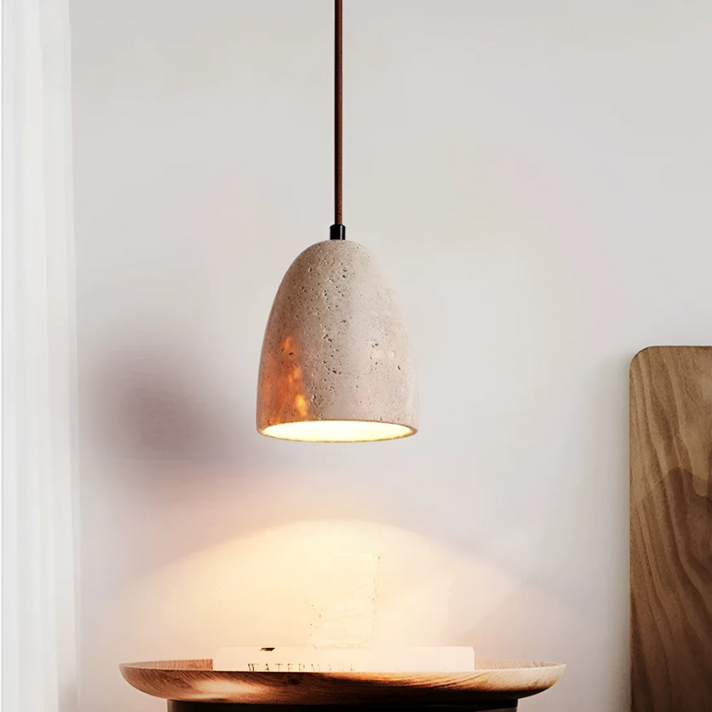 Nerina - Vintage Travertine Hanging Lamp
