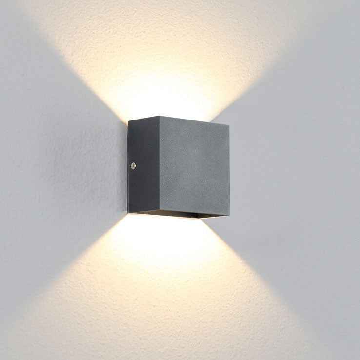 Sleek Minimalist Square Aluminum LED Wall Light