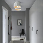 Bela Compacte Plafondlamp | Duurzaam Hars, Retro Ontwerp