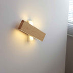 Luma LED Wandlamp | Draaibaar Houten Ontwerp, Warm Licht