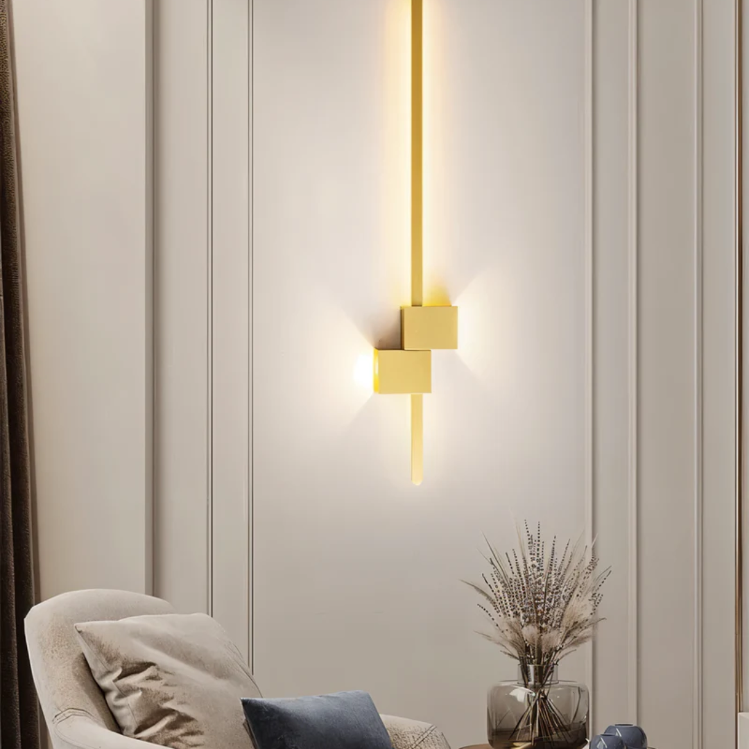 Luxe LED Wall Light | Modern Aluminium Design, Warm White Glow