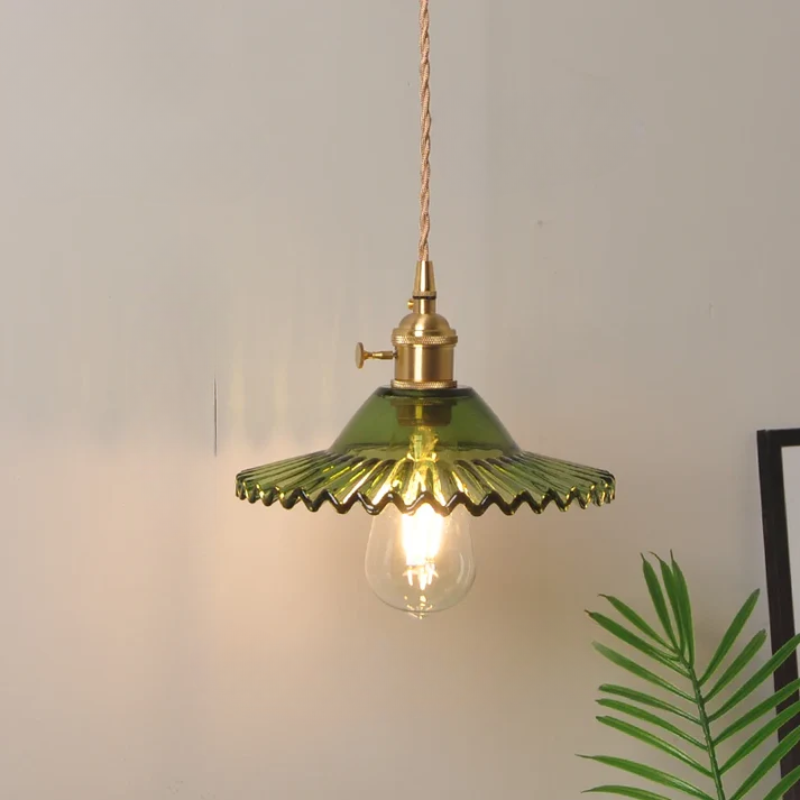 Virelian - Nordic Glass Pendant Lamp with Copper