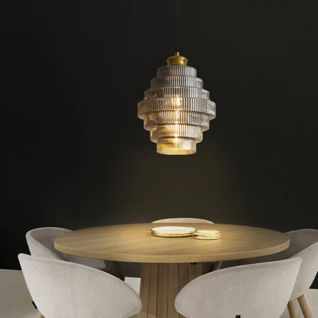 Hebes - Vintage Hanging Lamp Glass