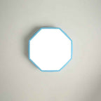 Nordic Macaron Diamond-Shaped Acrylic LED Flush Mount Ceiling Light